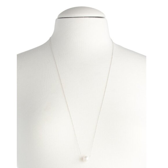 MILOR SILVER  Italy Sterling Silver Fresh Water Pearl Necklace - Picture 2 of 2